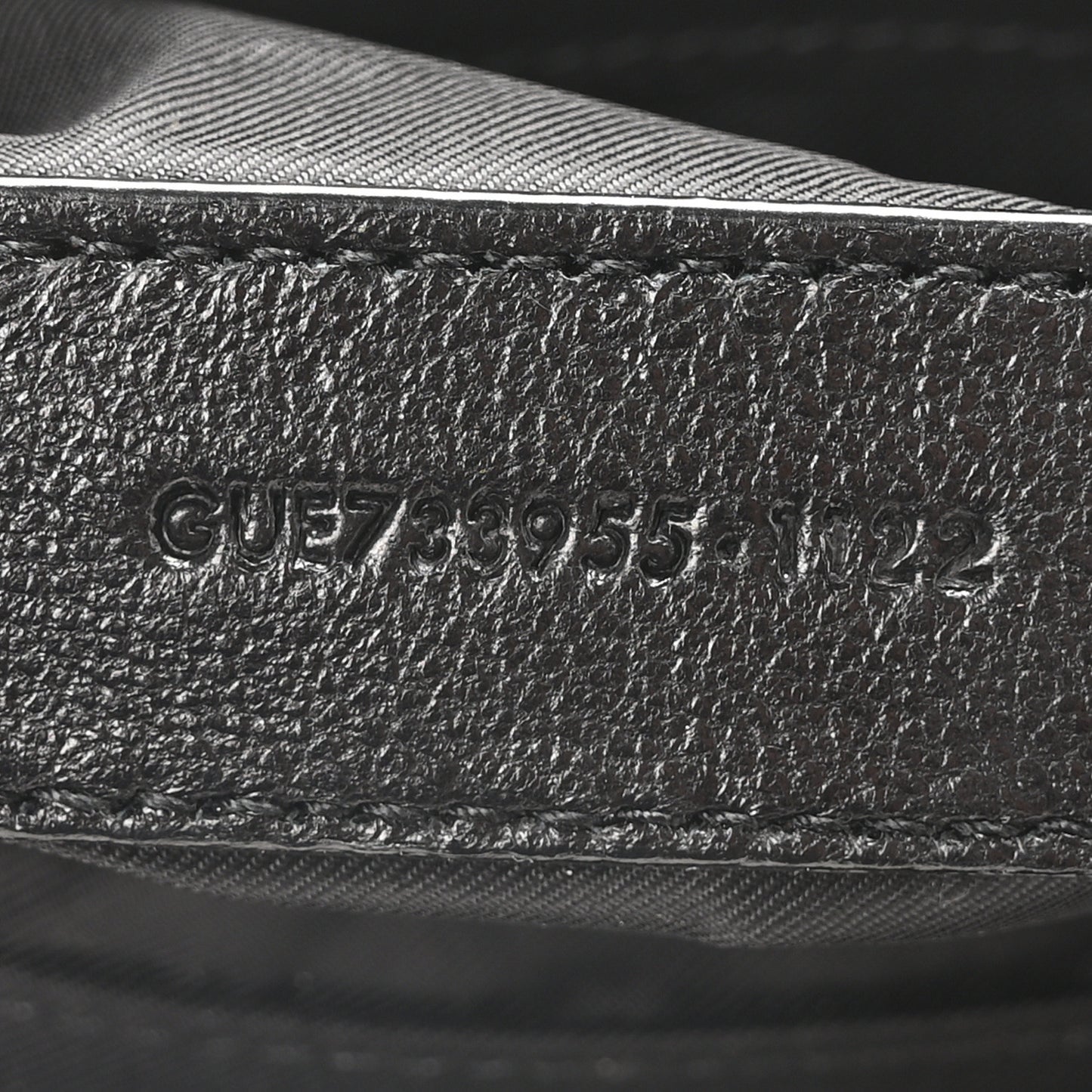 Lambskin Quilted Gaby Cosmetic Pouch Black