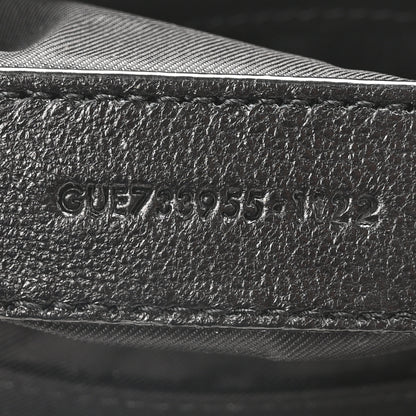 Saint Laurent Lambskin Quilted Gaby Cosmetic Pouch Black 7 of 10