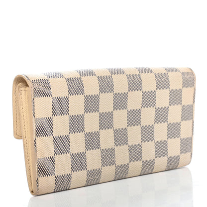 Louis Vuitton Damier Azur Sarah Wallet 2 of 4