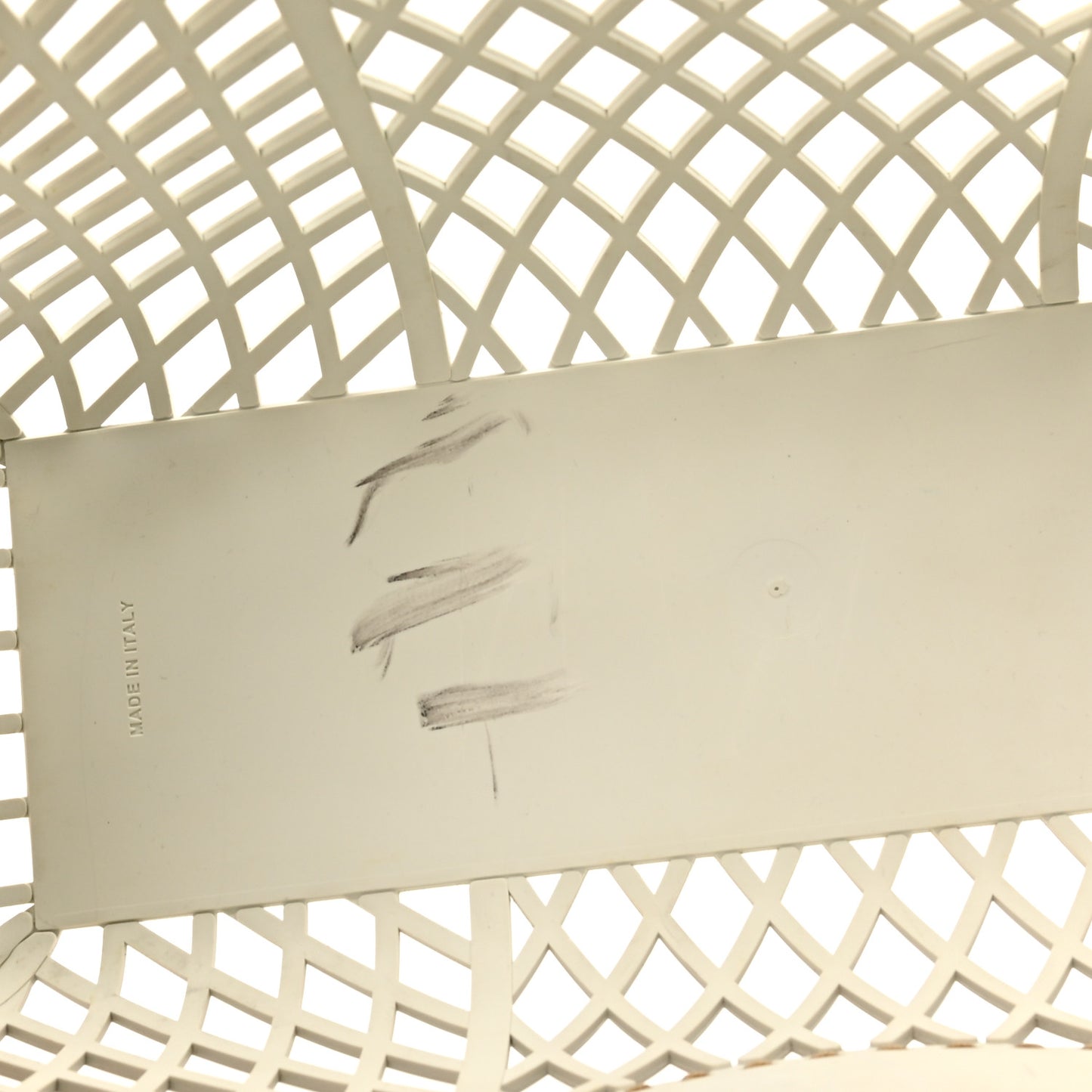 Recycled Plastic Vitello Liberty Matte Medium Fendi Basket White Ice