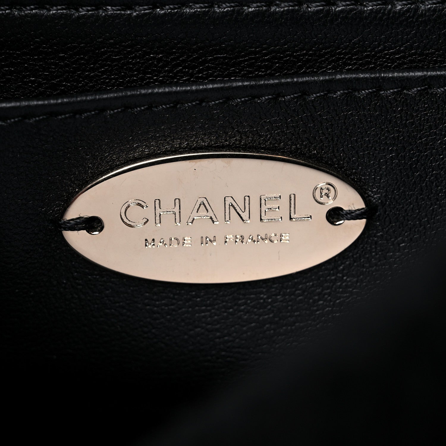 Chanel Shearling Lambskin Crystal Strass Flap Black 6 of 8
