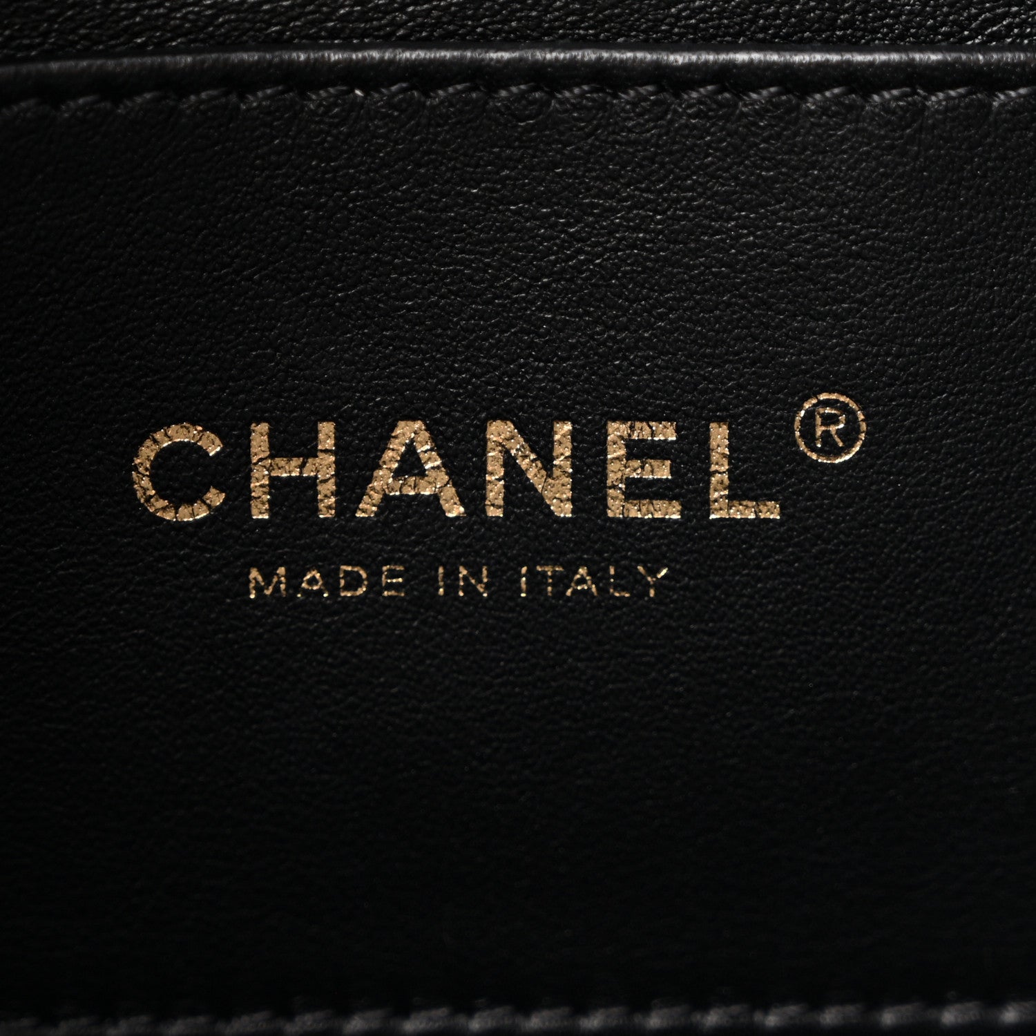 Chanel Shiny Lambskin Quilted Chain Is More Drawstring Bag Black 6 of 12