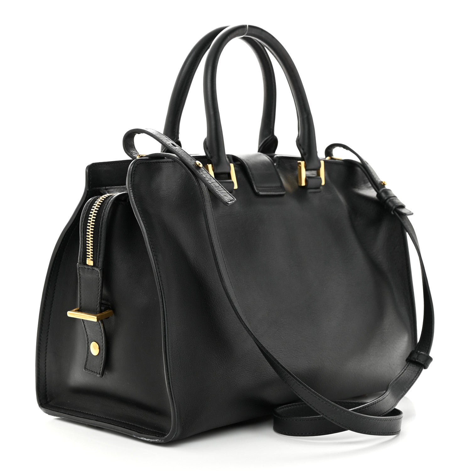 Saint Laurent Calfskin Small Classic Y Cabas Black 3 of 12