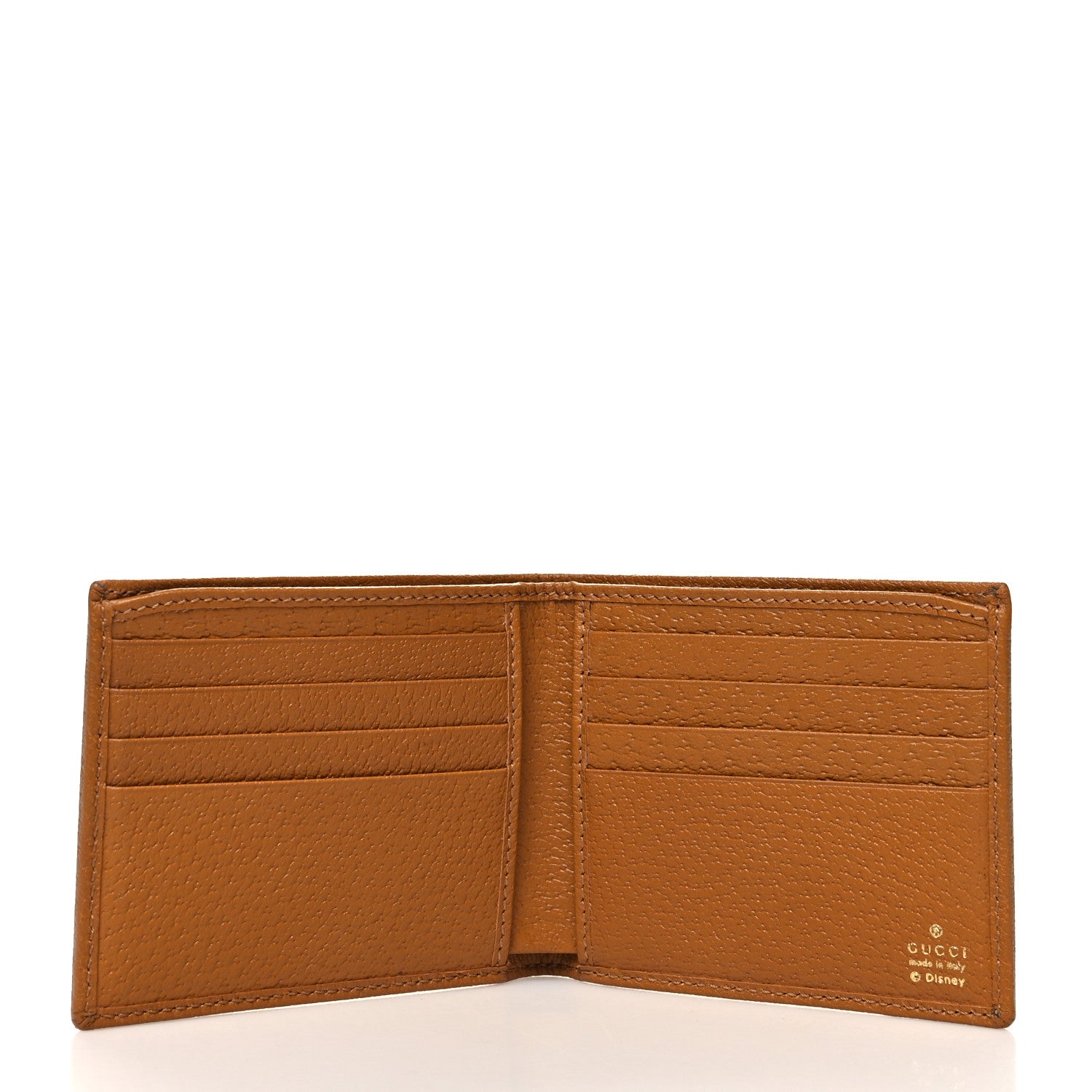 Gucci X DISNEY Mini Vintage GG Supreme Monogram Mickey Mouse Wallet Beige Vintage Sun Oil 5 of 9