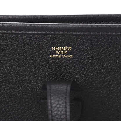 Hermes Taurillon Clemence Evelyne III PM Black 6 of 11