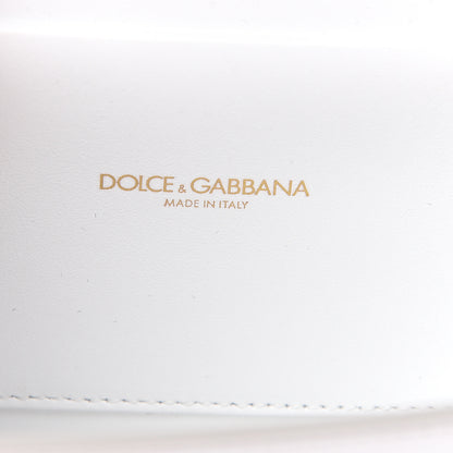 Dolce & Gabbana Smooth Calfskin Small Devotion Envelope Top Handle Bag White 5 of 9