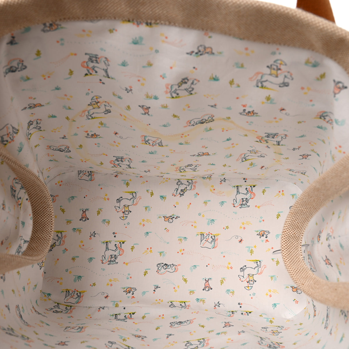 H Canvas Cabriole Nappy Bag Biscuit