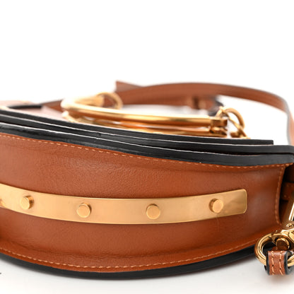 Chloe Calfskin Small Nile Bracelet Minaudiere Bag Caramel 9 of 10