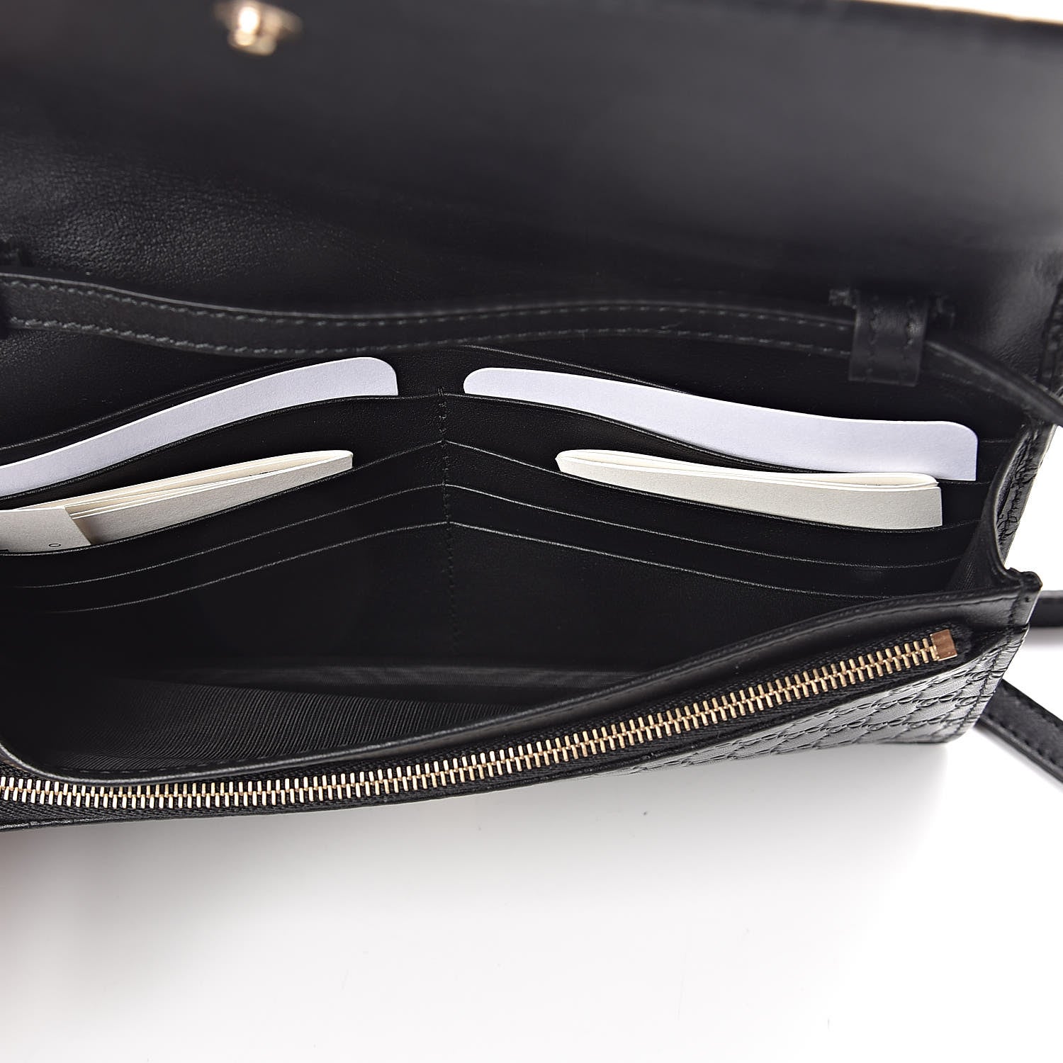 Gucci Microguccissima Crossbody Wallet Black 5 of 9