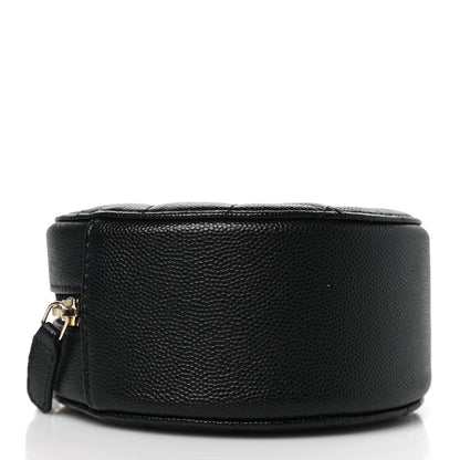 Chanel Caviar Quilted Round Clutch With Chain Black 4 of 10