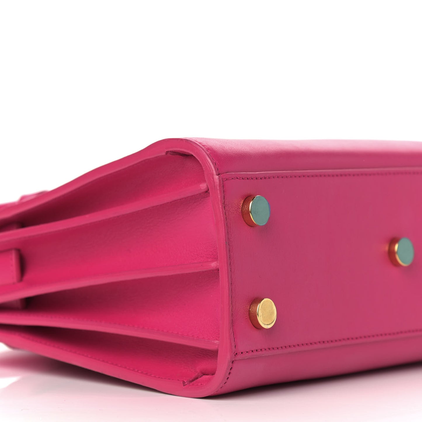 Calfskin Nano Sac De Jour Lipstick Fuchsia