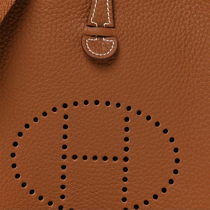 Hermes Taurillon Clemence Evelyne TPM Gold 8 of 11