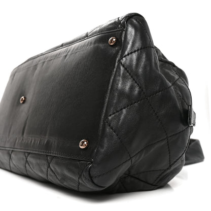 Chanel Lambskin Cloudy Bundle Bowler Black 9 of 9