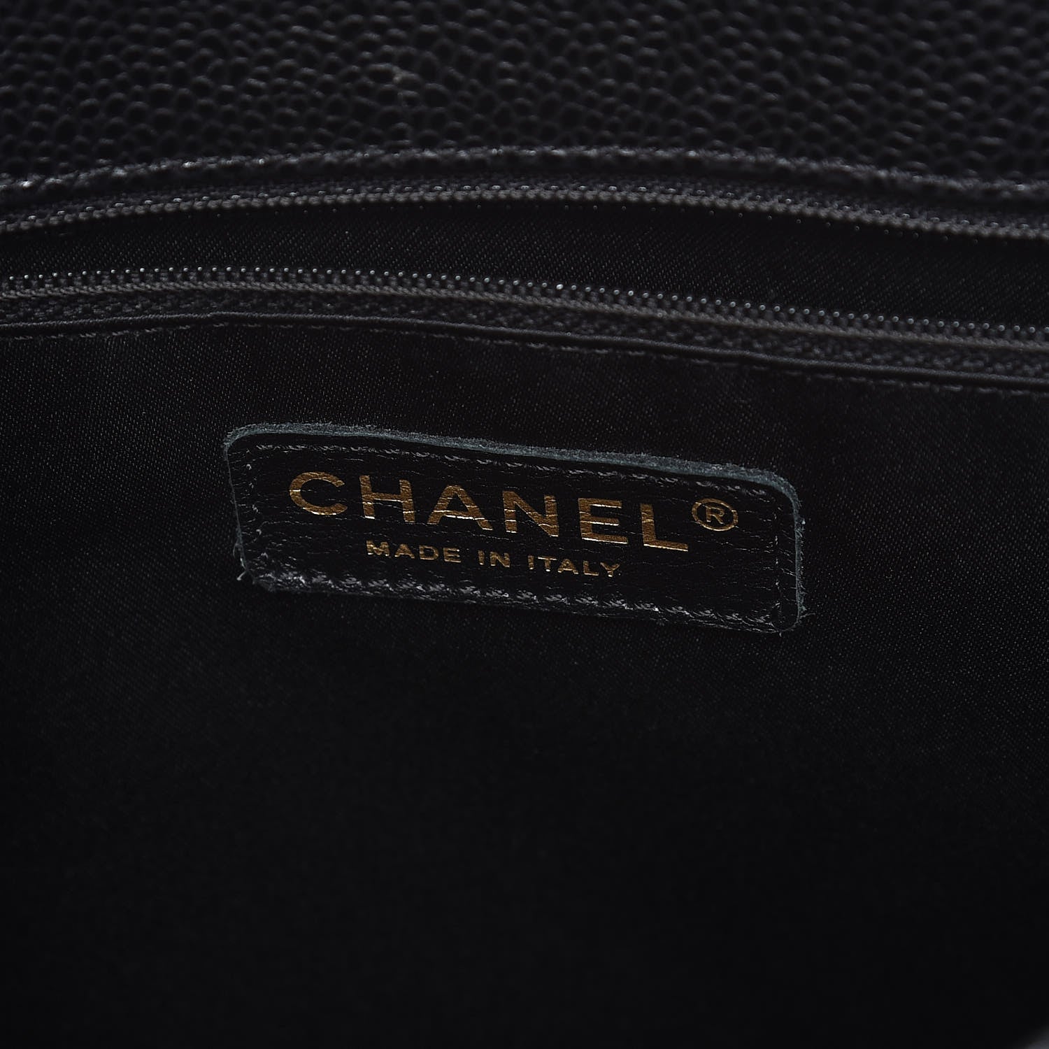 Chanel Caviar Quilted Grand Shopping Tote GST Black 6 of 13