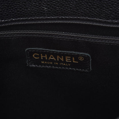 Chanel Caviar Quilted Grand Shopping Tote GST Black 6 of 13