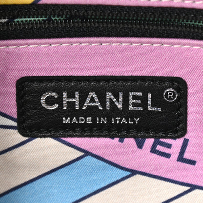 Chanel Mixed Fibers Lambskin Calfskin Quilted CC Tender Backpack Black 6 of 9