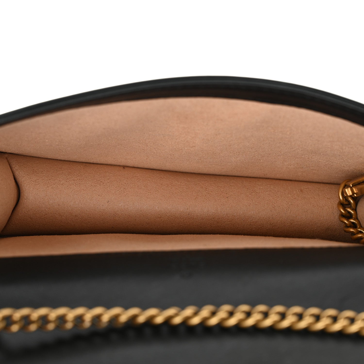 Gucci Calfskin Matelasse Mini Animal Studs GG Marmont Bag Black 5 of 9