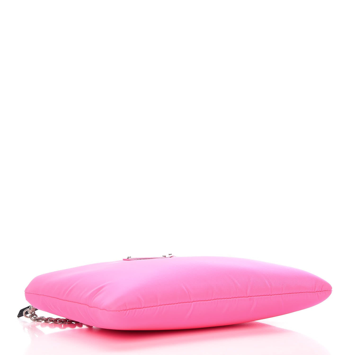 Prada Tessuto Nylon Crossbody Fluorescent Pink 4 of 7