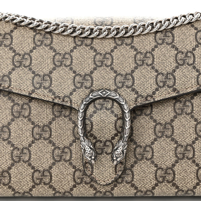 Gucci GG Supreme Monogram Mini Dionysus Chain Wallet Beige Taupe 7 of 9