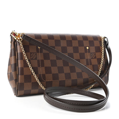 Louis Vuitton Damier Ebene Favorite MM 3 of 11