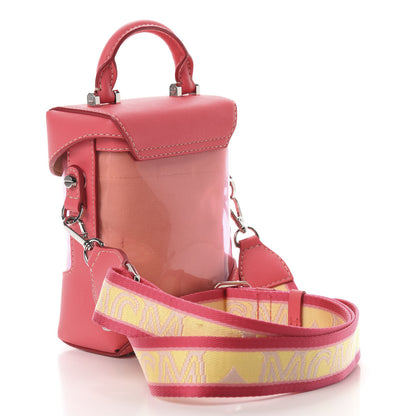MCM Transparent Mini Berlin Crossbody Teaberry 3 of 10