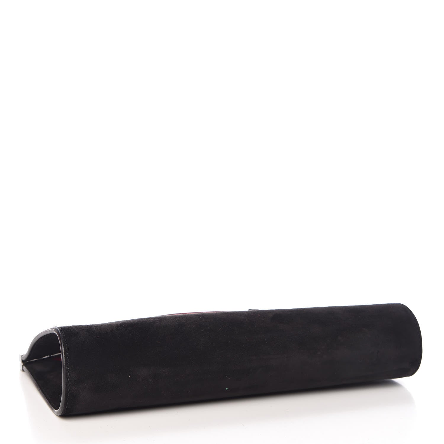Christian Louboutin Veau Velours Palmette Clutch Black 4 of 6