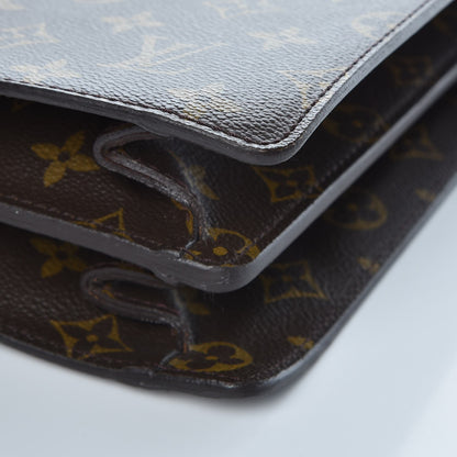 Louis Vuitton Monogram Serviette Fermoir NM Briefcase 8 of 11