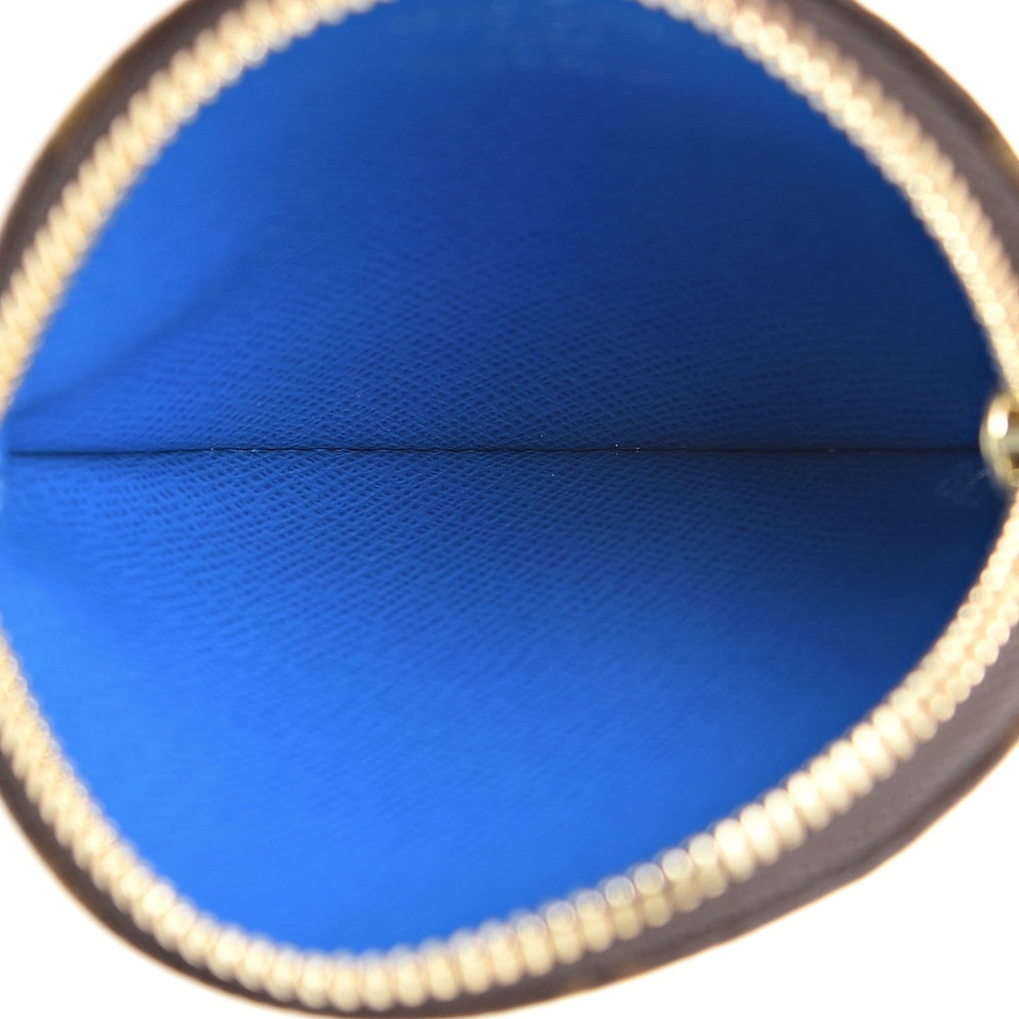 Monogram 2019 Christmas Animation Round Coin Purse Blue