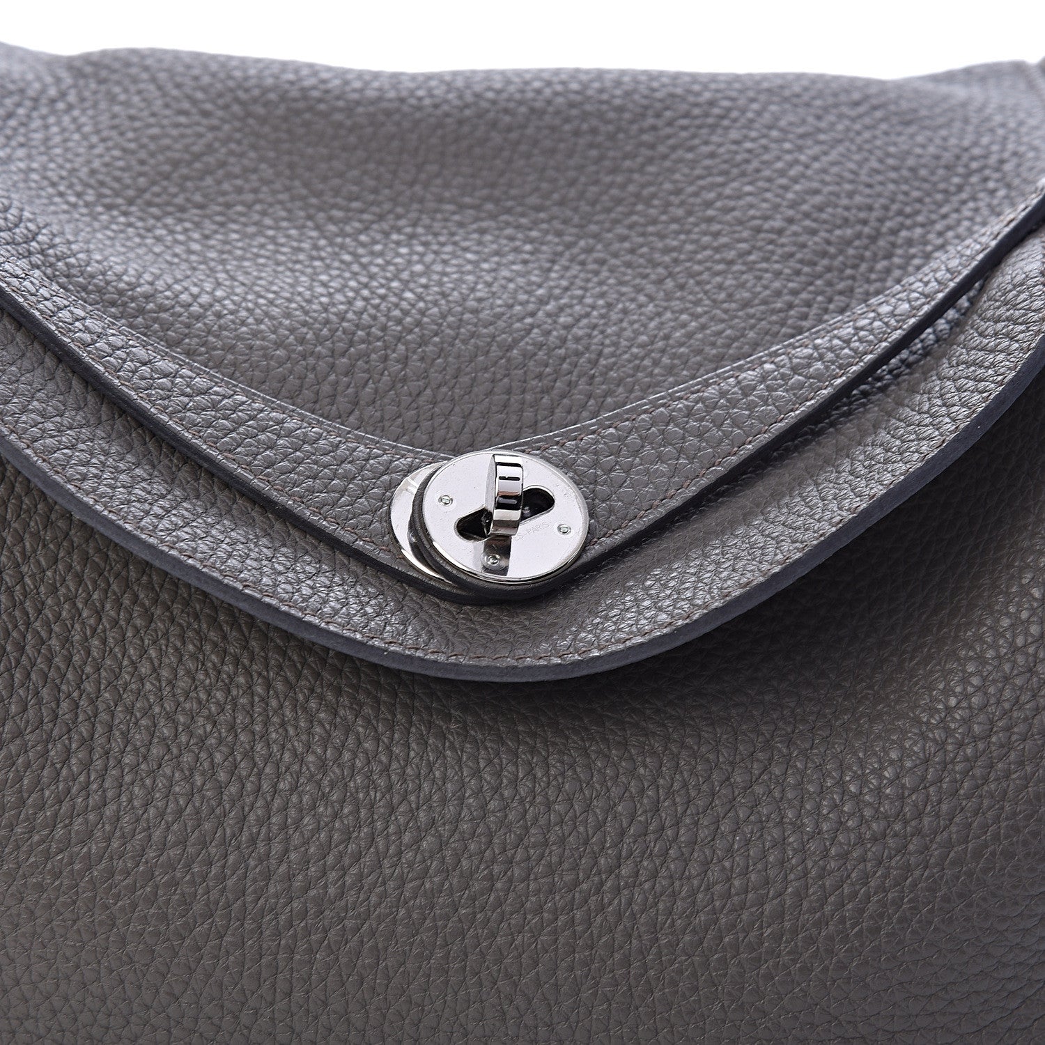 Hermes Taurillon Clemence Lindy 30 Etain 8 of 11