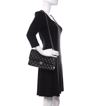 Chanel Caviar Quilted Medium Double Flap Black 2 of 21