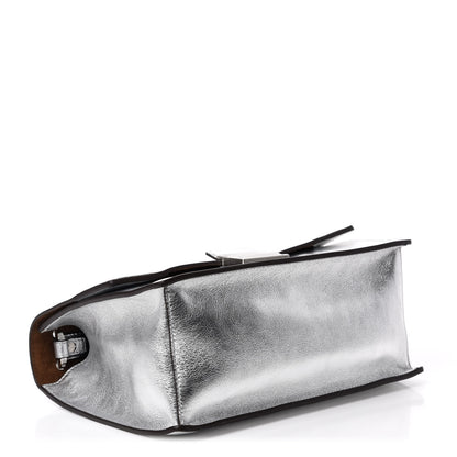 Fendi Vitello Catalan Mirror F is Fendi Kan U Shoulder Bag Argento 4 of 12