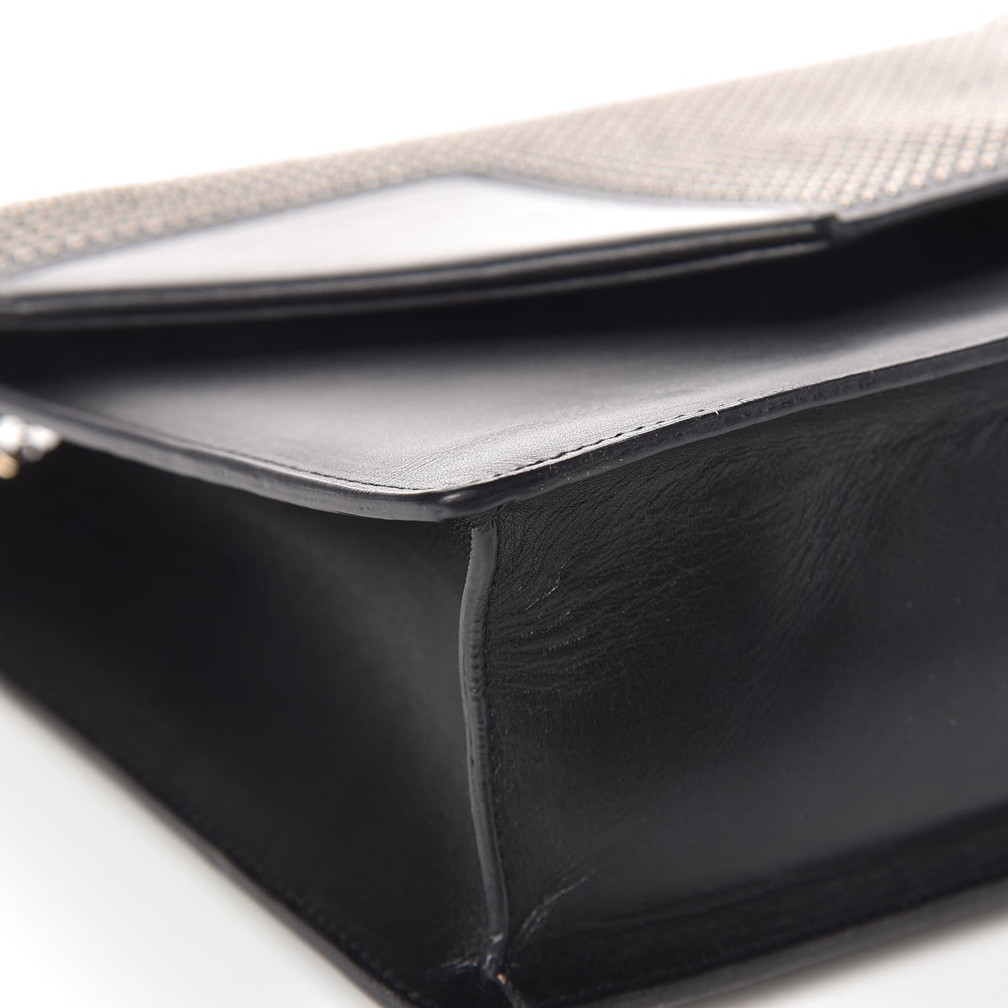 Calfskin Studded Medium Betty Black