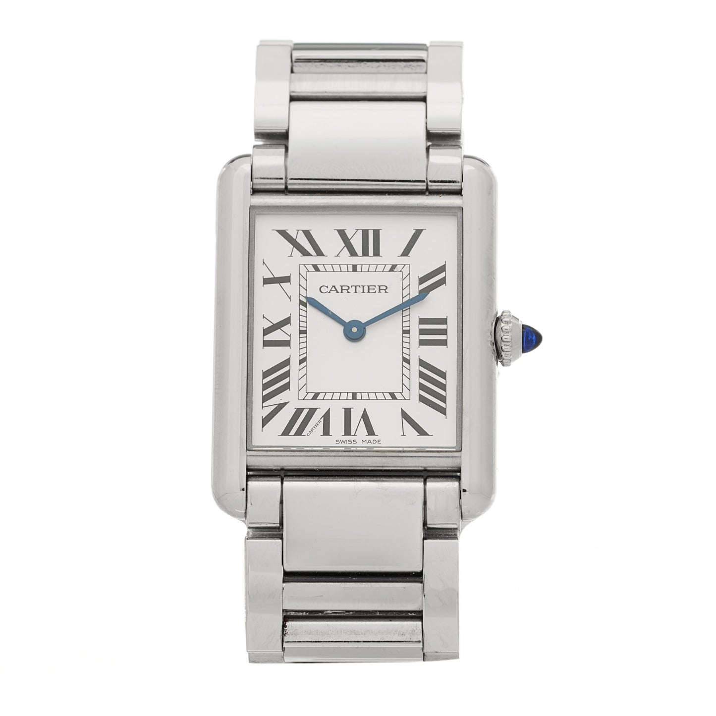 Stainless Steel 25mm Must de Cartier Tank Quartz Watch