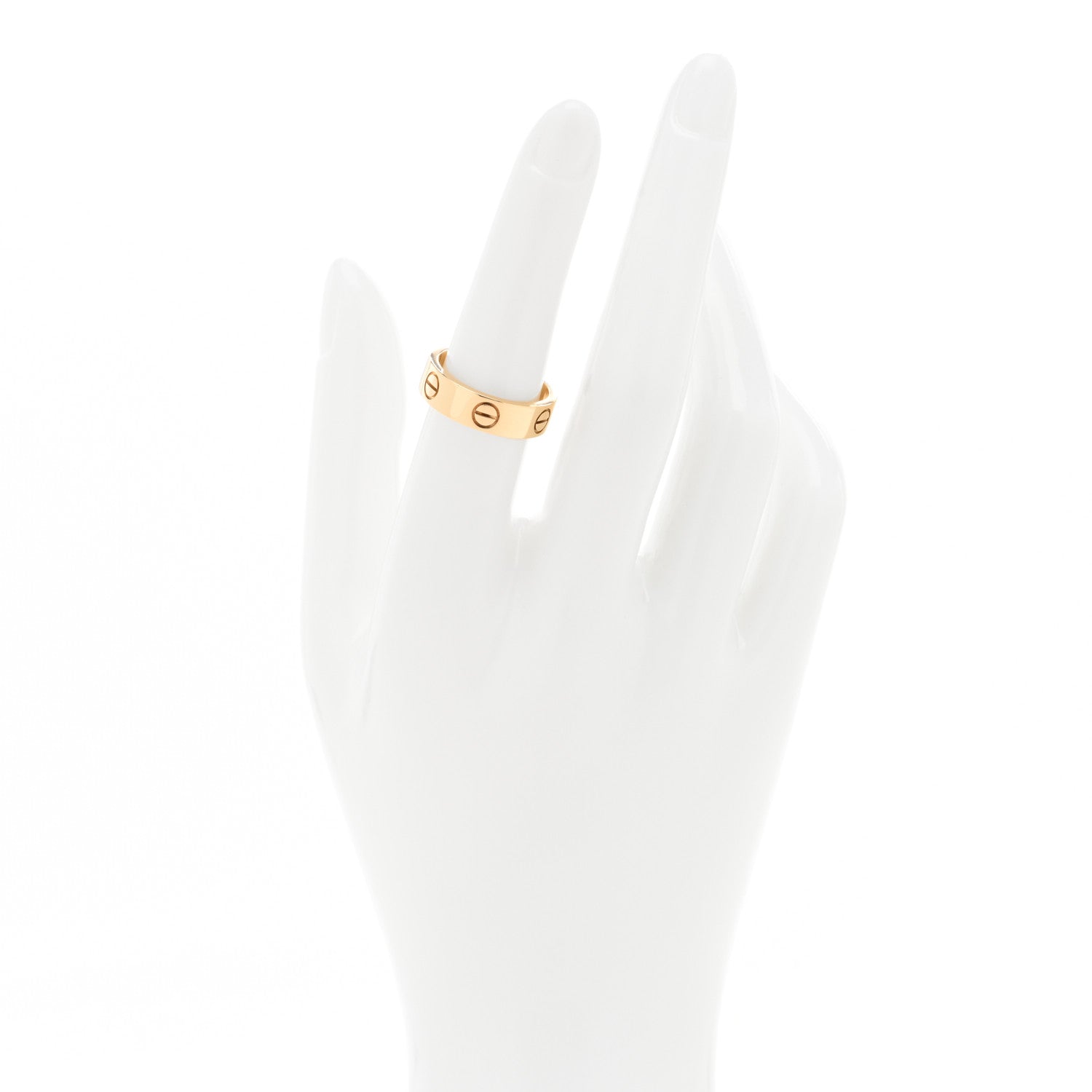 Cartier 18K Yellow Gold 5.5mm LOVE Ring 53 6.25 2 of 4