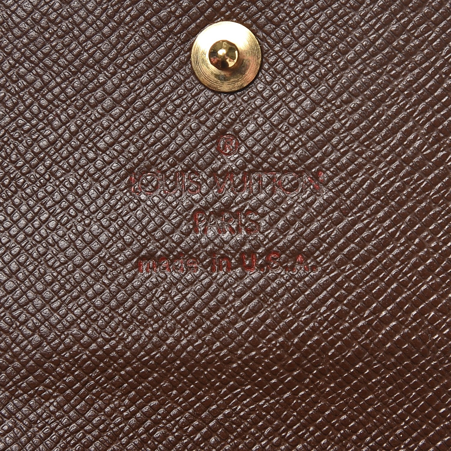 Louis Vuitton Damier Ebene Elise Wallet 6 of 6