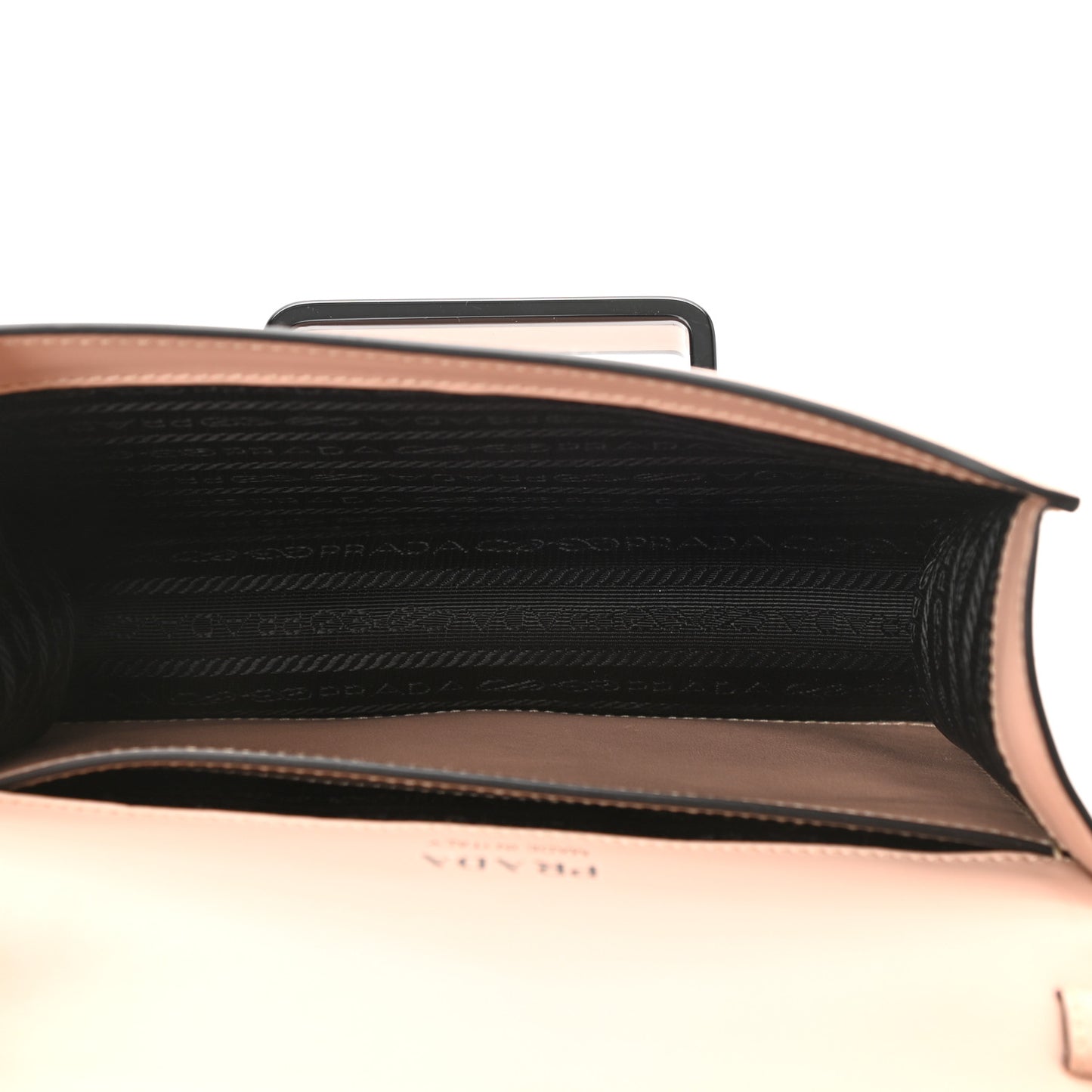 Spazzolato Soft Calfskin Plex Ribbon Bag Pesco