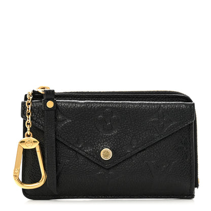 Louis Vuitton Empreinte Recto Verso Card Holder Black 1 of 9