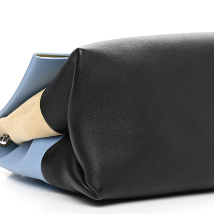 Celine Calfskin Suede All Soft Shoulder Bag Blue Lavender 11 of 12