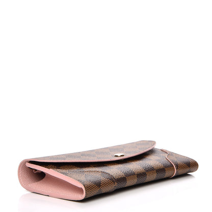Louis Vuitton Damier Ebene Caissa Wallet Rose Ballerine 4 of 8
