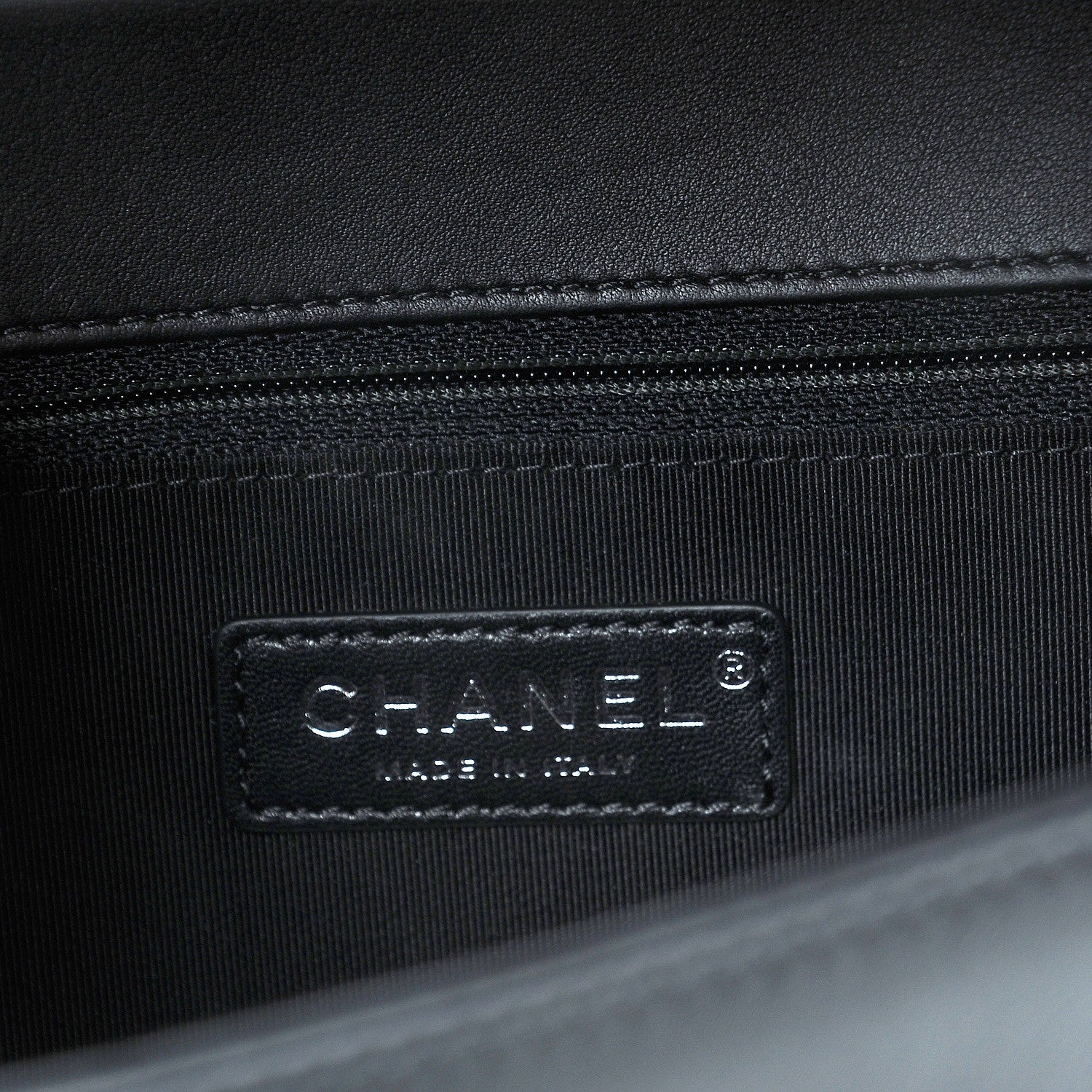 Chanel Calfskin Quilted New Medium Boy Flap Black 6 of 10