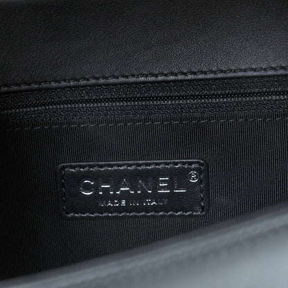 Chanel Calfskin Quilted New Medium Boy Flap Black 6 of 10