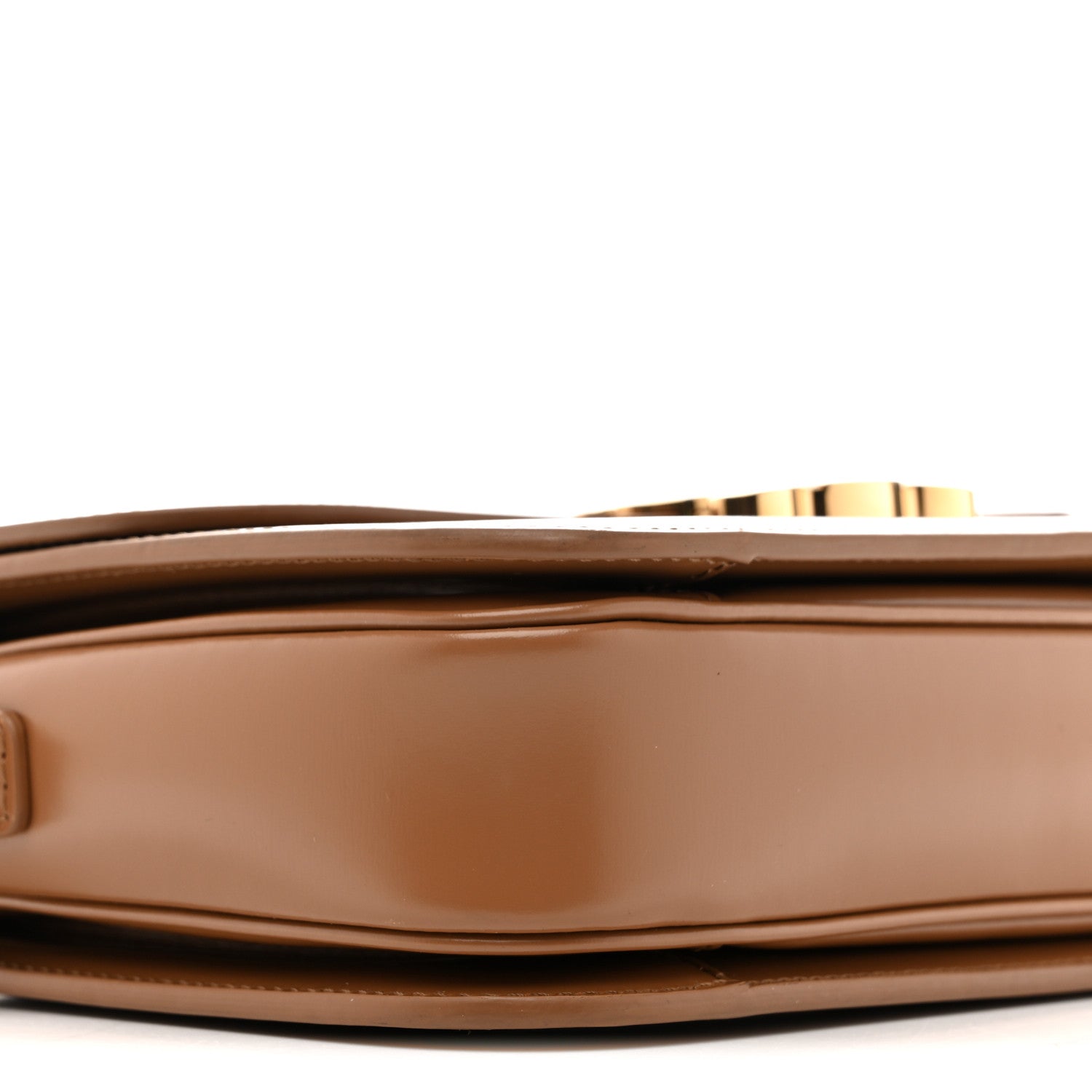 Celine Shiny Calfskin Medium Triomphe Bronze 10 of 16