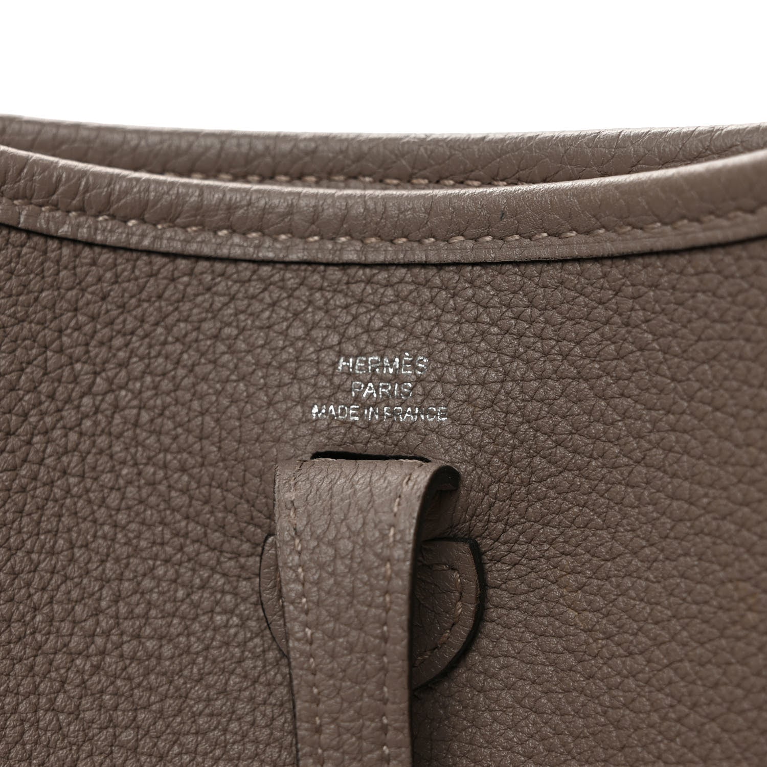 Hermes Taurillon Maurice Evelyne TPM Gris Asphalte 6 of 8