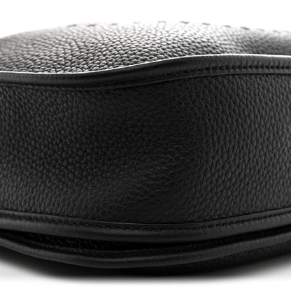 Hermes Taurillon Clemence Evelyne III PM Black 9 of 12