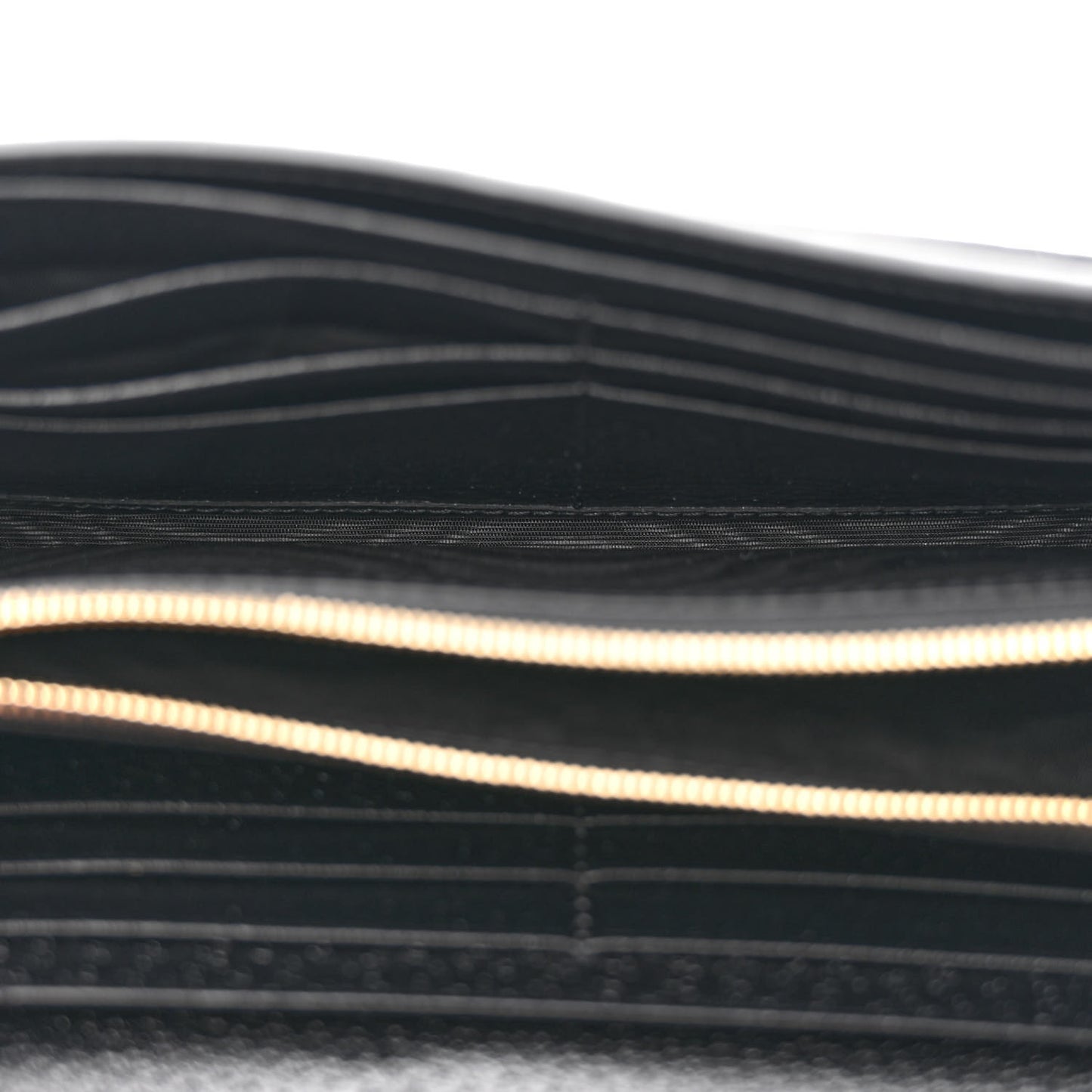 Jacquard Black Denim GG Monogram Textured Dollar Calfskin Jackie 1961 Chain Wallet Black Ivory