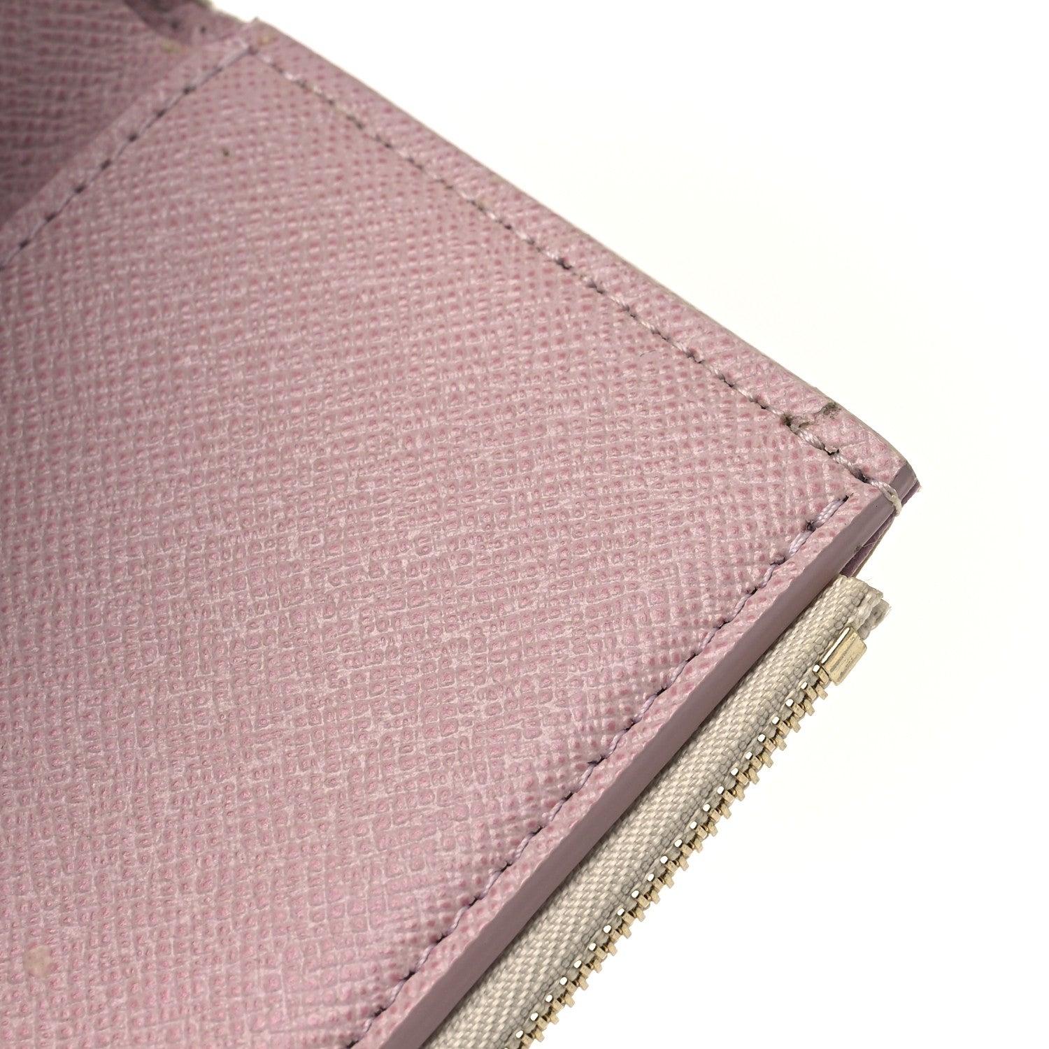 Louis Vuitton Damier Azur Victorine Wallet Rose Ballerine 9 of 9