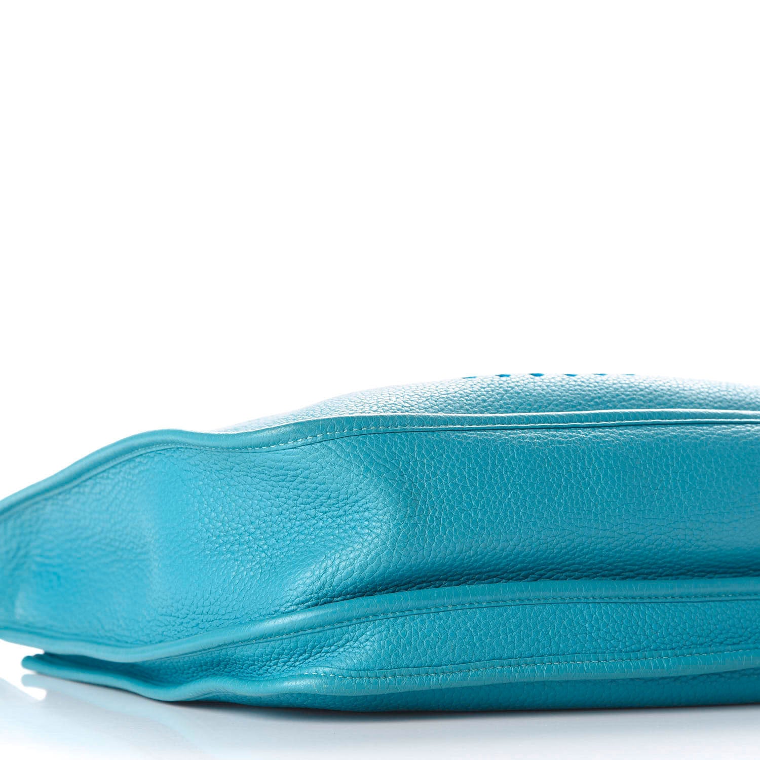 Hermes Taurillon Clemence Evelyne III GM Turquoise 10 of 13