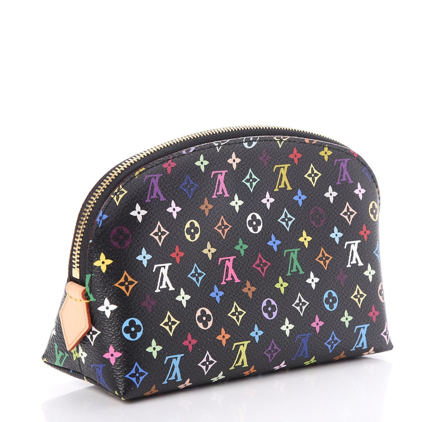 Monogram Multicolor Cosmetic Pouch Black Grenade