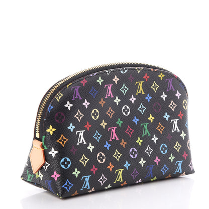 Louis Vuitton Monogram Multicolor Cosmetic Pouch Black Grenade 3 of 7