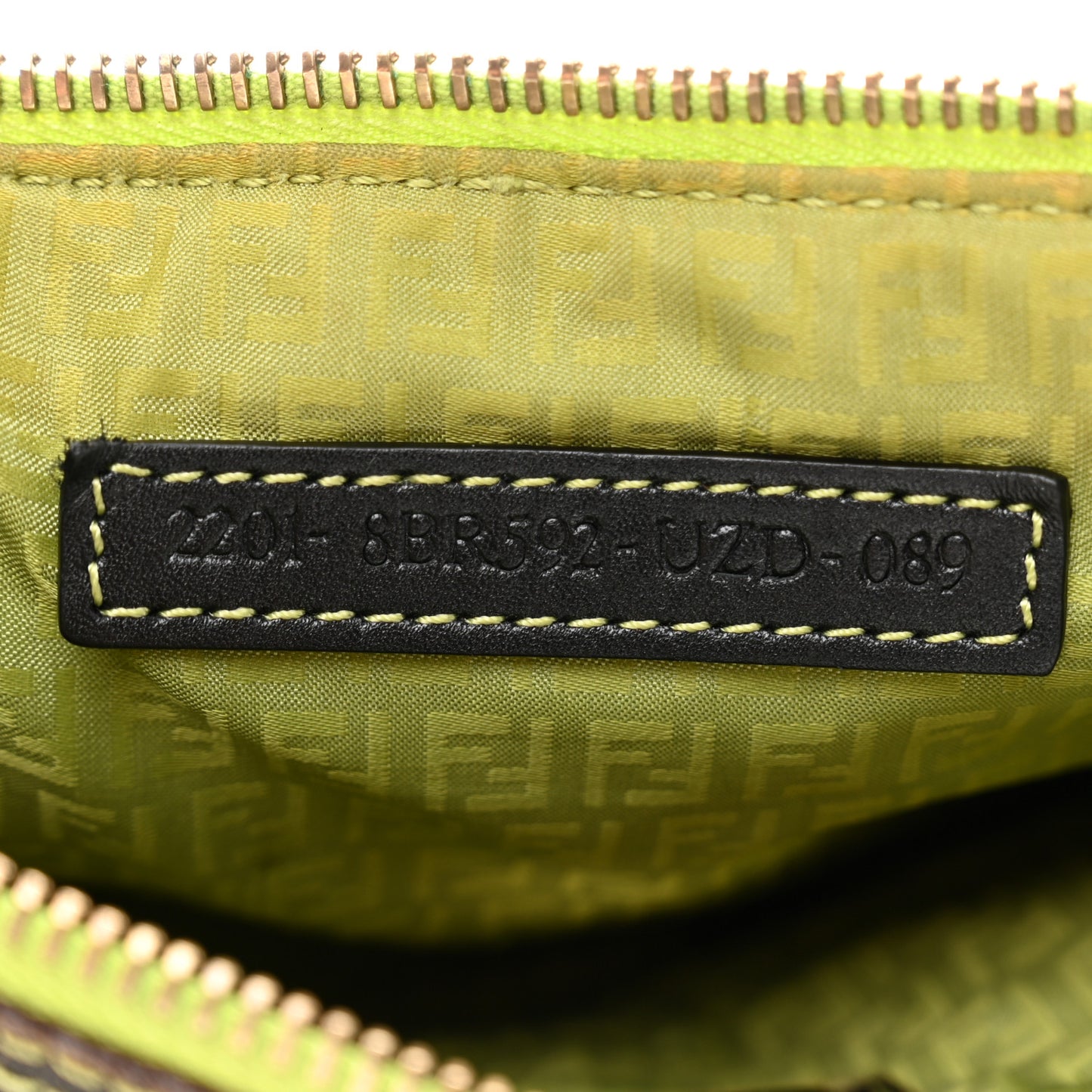 Zucca Spalmati Pochette Tobacco Wasabi